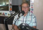 Roland BRICHON dans le studio de Radio Caraïbe Nancy (90.7 FM)