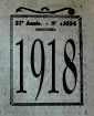 le quotidien dans la presse en 1918