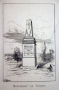 Gravure du monument aux morts de 1970