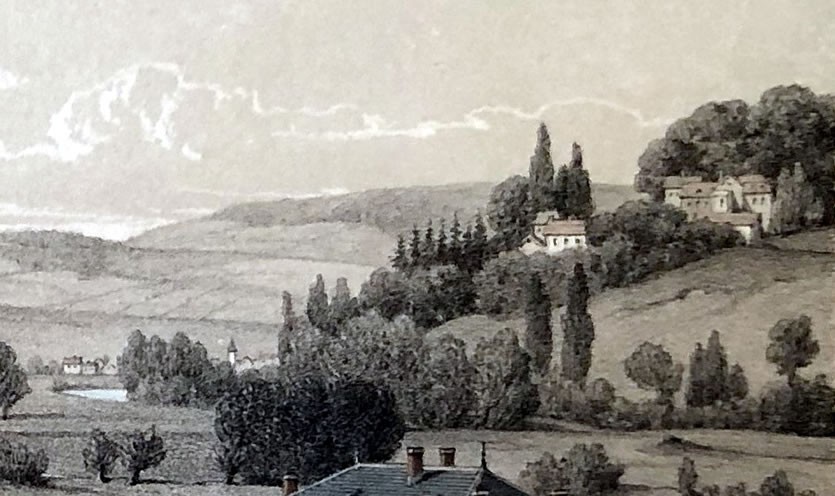 Clévant vu par Adolphe Maugendre dans les années 1850
