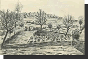 Cimetière près du Bois-le-Prêtre en 1915 par P. Languet