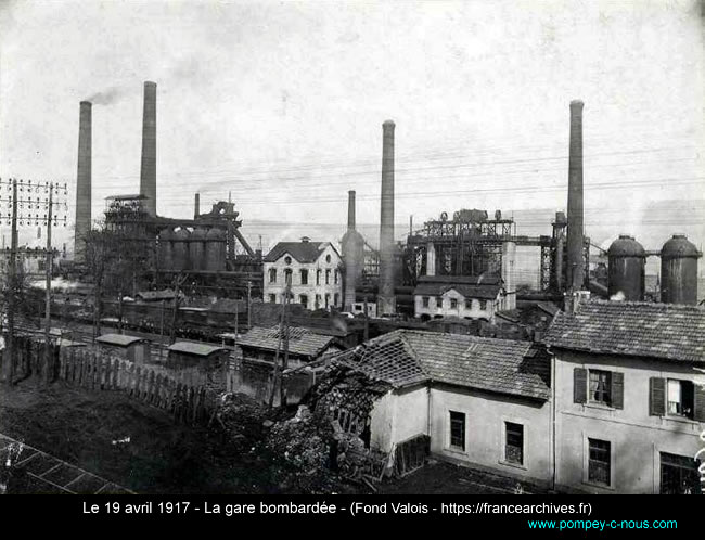 1917 - La gare bombardée