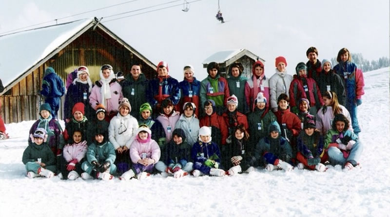 Classe de neige à ? en 1991