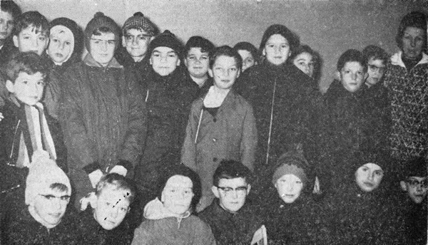 Classe de neige 1969 aux Gêts pour les écoliers de Jeuyeté
