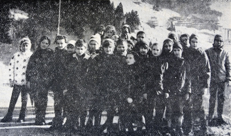 Classe de neige de Gourette en 1967