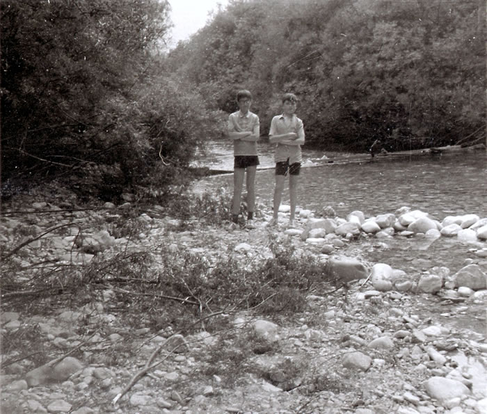 Camp de vacances à Treschenu (Drôme) en 1970