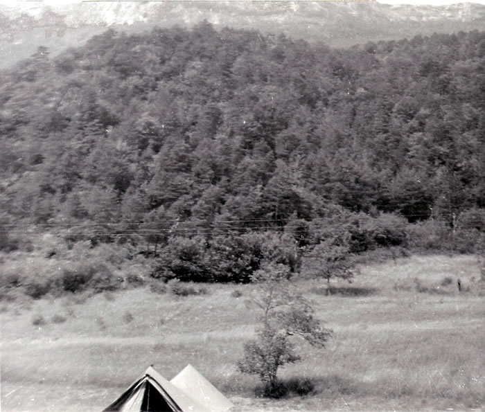 Camp de vacances à Treschenu (Drôme) en 1970