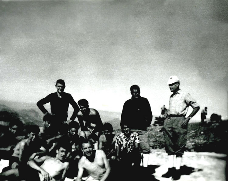 1966 - Camp de vacances à Samoëns sortie au mont Buet