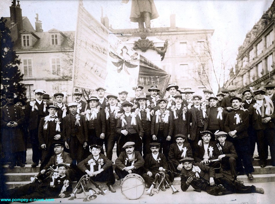 Les conscrits de Pompey en 1911