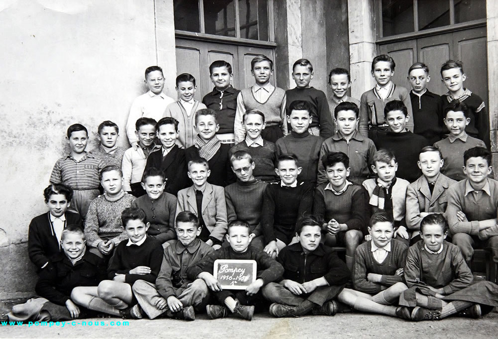 Ecole du centre, année 1956