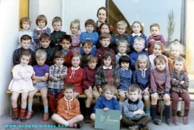 Ecole Jeuyeté, 3ème classe de maternelle en 1969 (Photographie n° 218)