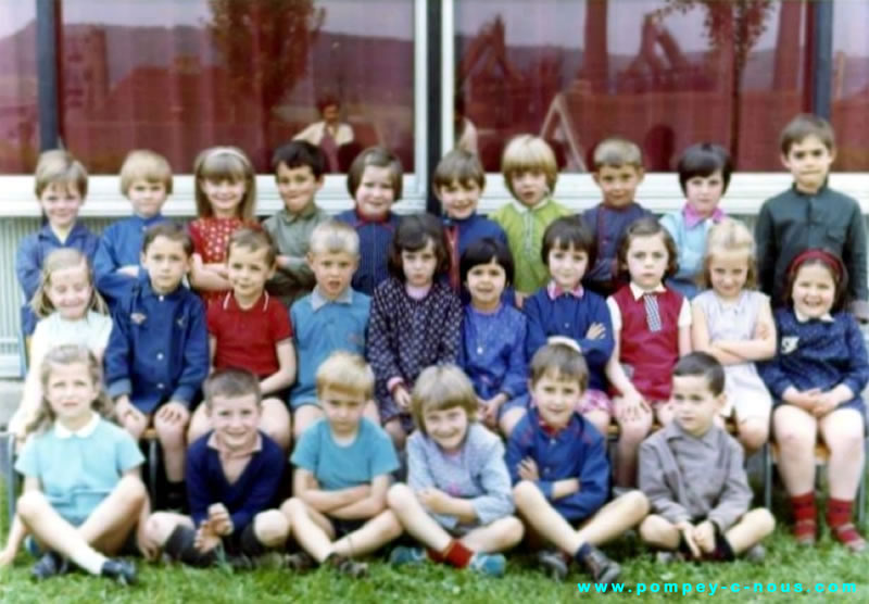 Ecole Jeuyeté, classe de maternelle en 1970 (Photographie n° 219)