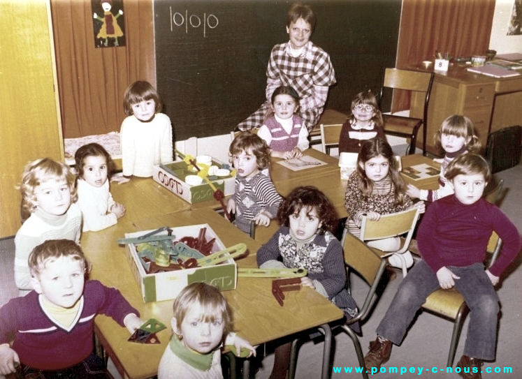 Ecole Jeuyeté, classe de maternelle 2ème année en 1978 (Photographie n° 241)
