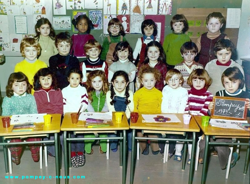 Ecole Jeuyeté, classe de maternelle 3ème année en 1979 (Photographie n° 242)