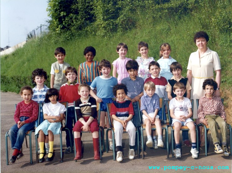 Ecole Jeuyeté, classe de CP en 1985 (Photographie n° 210)
