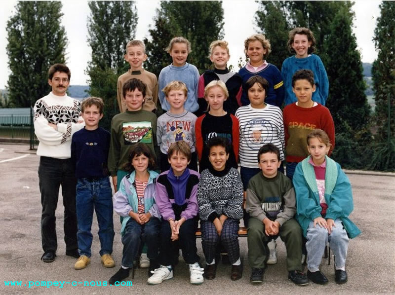 Ecole Jeuyeté, classe de CM1 en 1991 (Photographie n° 259)