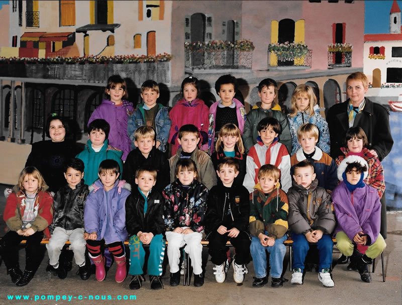 Ecole primaire Jeuyeté, classe de CP en 1992-1993