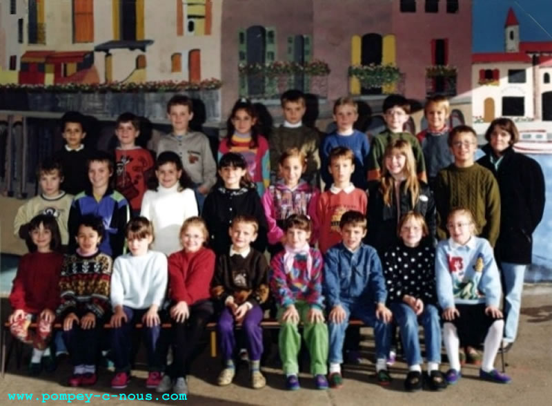 Ecole Jeuyeté, classe de CE en 1992 (Photographie n° 216)