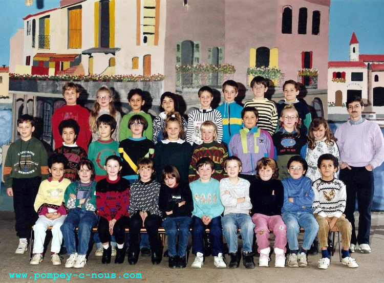 Ecole Jeuyeté, classe de CM1 en 1992 (Photographie n° 263)