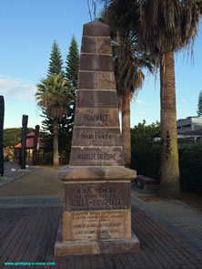 Monument de La Foa à la mémoire du colonel Gally-Passebosc