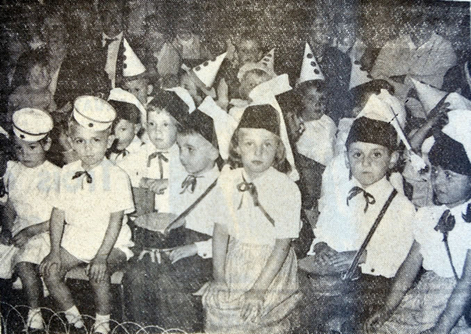 fête de fin d'année scolaire 1966