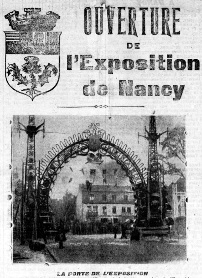 ouverture de l'exposition de Nancy