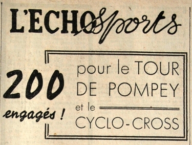 programme du cyclo-cross de Pompey