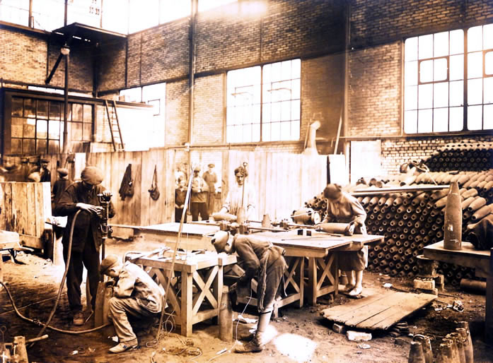 Moulage intérieur Obus 120.