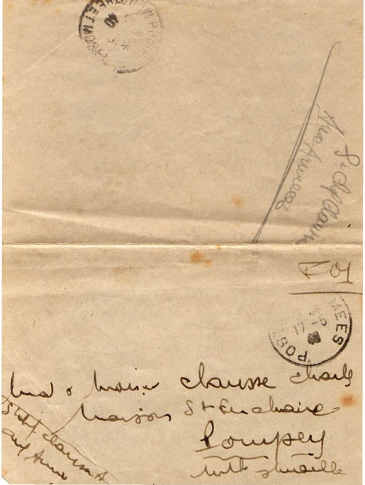 deuxième page de la lettre d'Alexandre du 16 mai 1940 deuxième page de la lettre d'Alexandre du 16 mai 1940