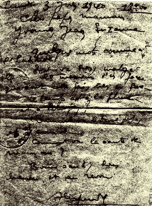 courrier d'Alexandre du 3 juin 1940