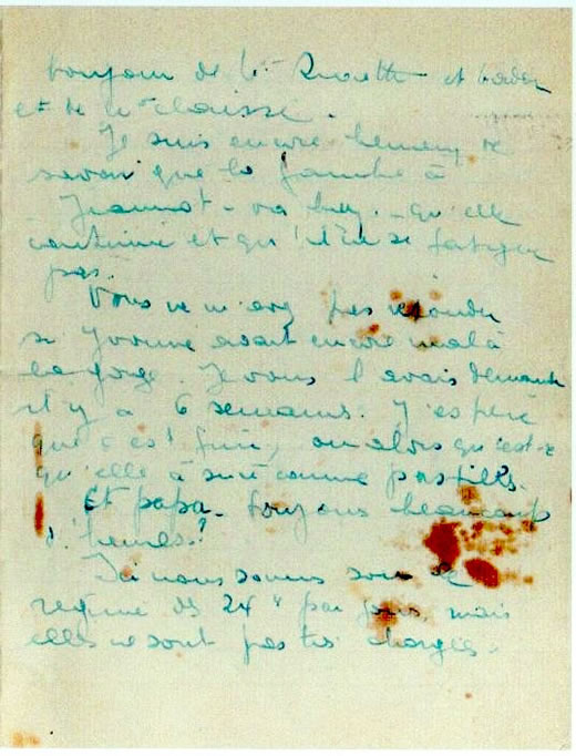 3ème page de la lettre d'Alexandre