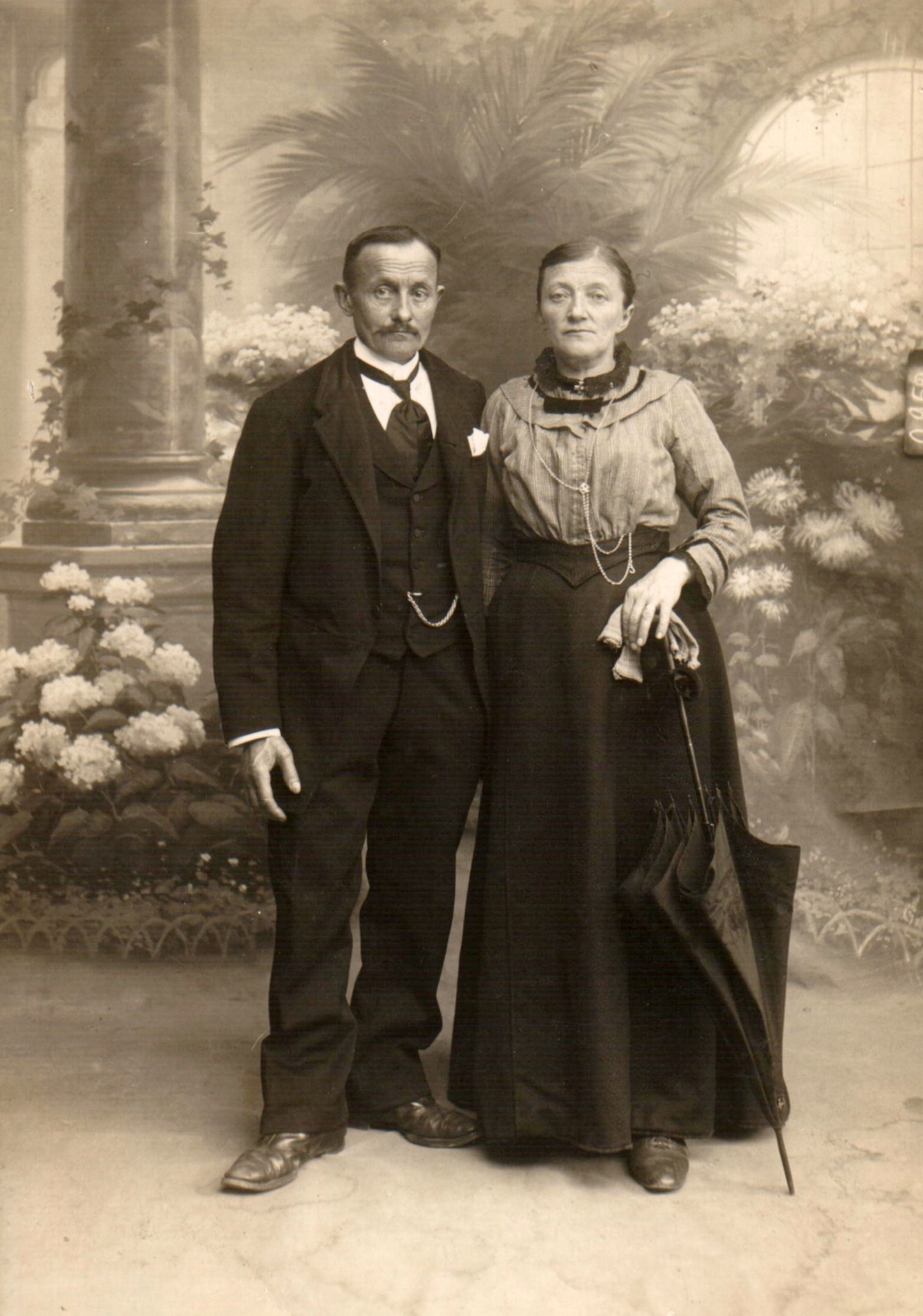 Paul Amédé Fréchin et Marie Berthe Pierre, les parents de Paul