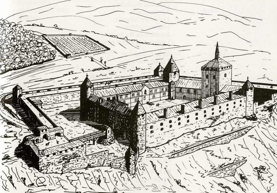 château de Condé (Custines) vu par Lucien Geindre