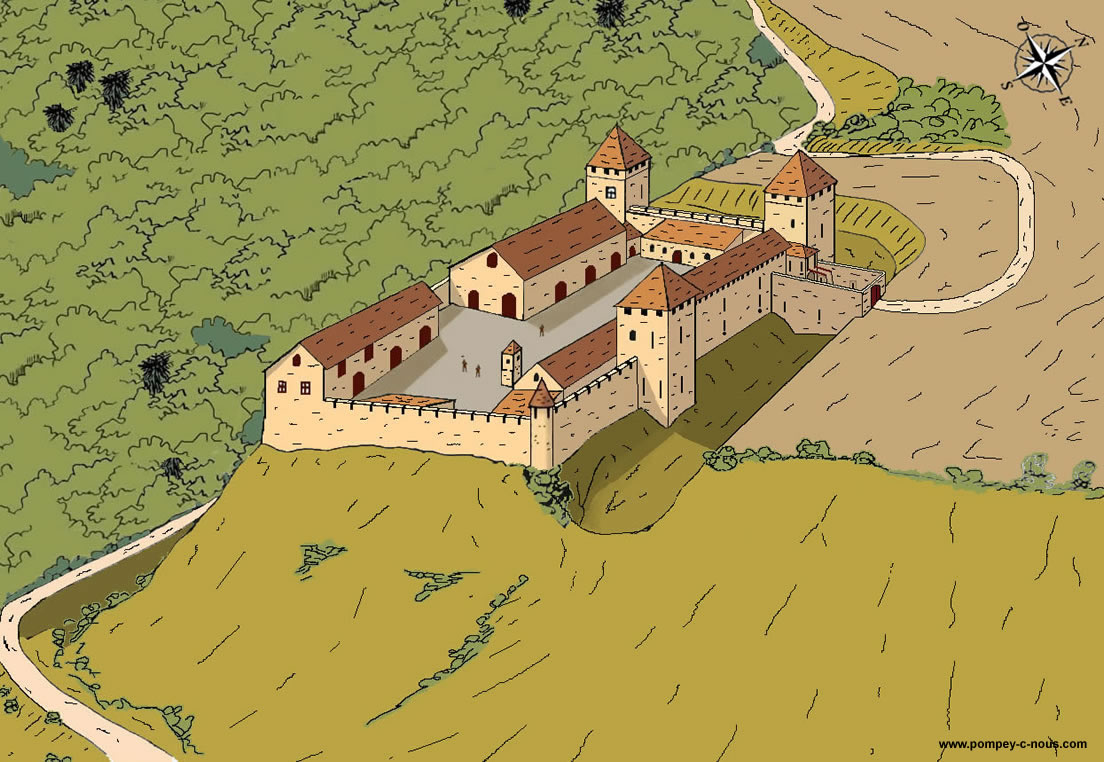 Le château de Pompey au 15ème siècle